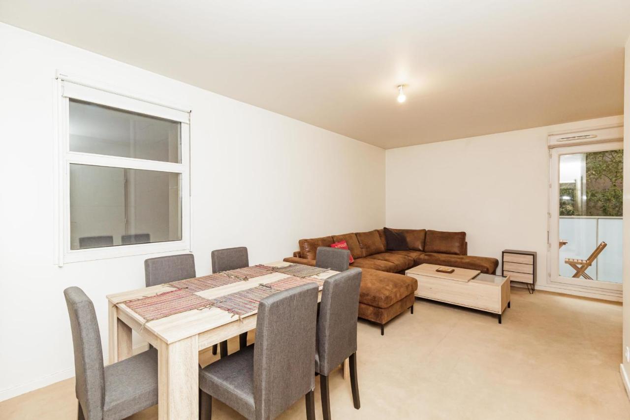 Bright 68 M2 Apartment Near The Stade De France โอแบวีลีเย ภายนอก รูปภาพ