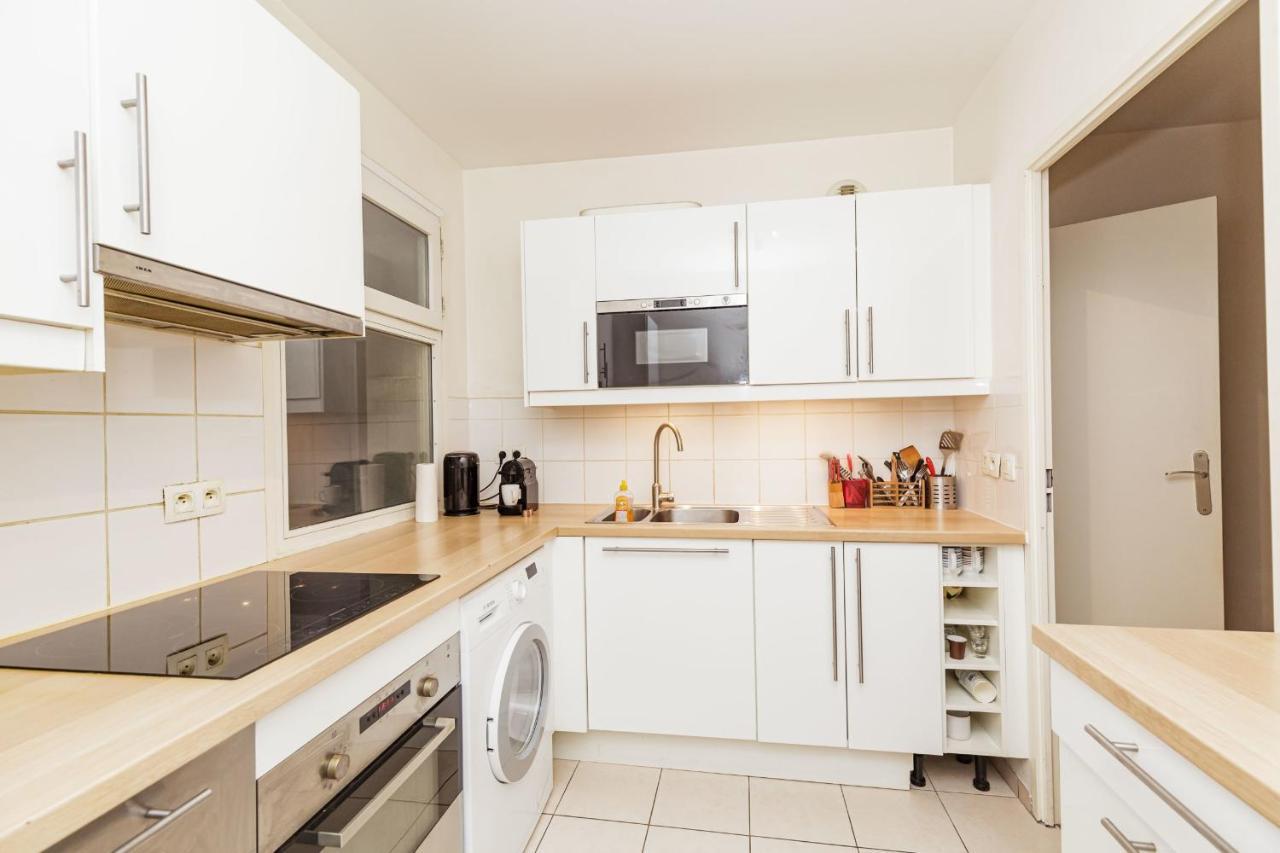 Bright 68 M2 Apartment Near The Stade De France โอแบวีลีเย ภายนอก รูปภาพ